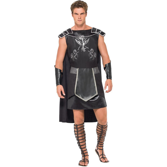 Black - Front - Smiffys Mens Gladiator Costume Set