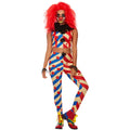 Multicoloured - Lifestyle - Smiffys Womens-Ladies Creepy Clown Costume Set