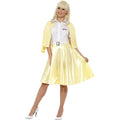 Yellow-White - Front - Grease Womens-Ladies Sandy Olsson Costume