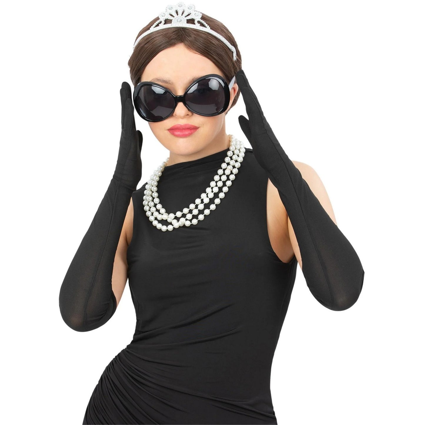Black - Front - Smiffys Womens-Ladies Tiffany Diva Costume Accessory