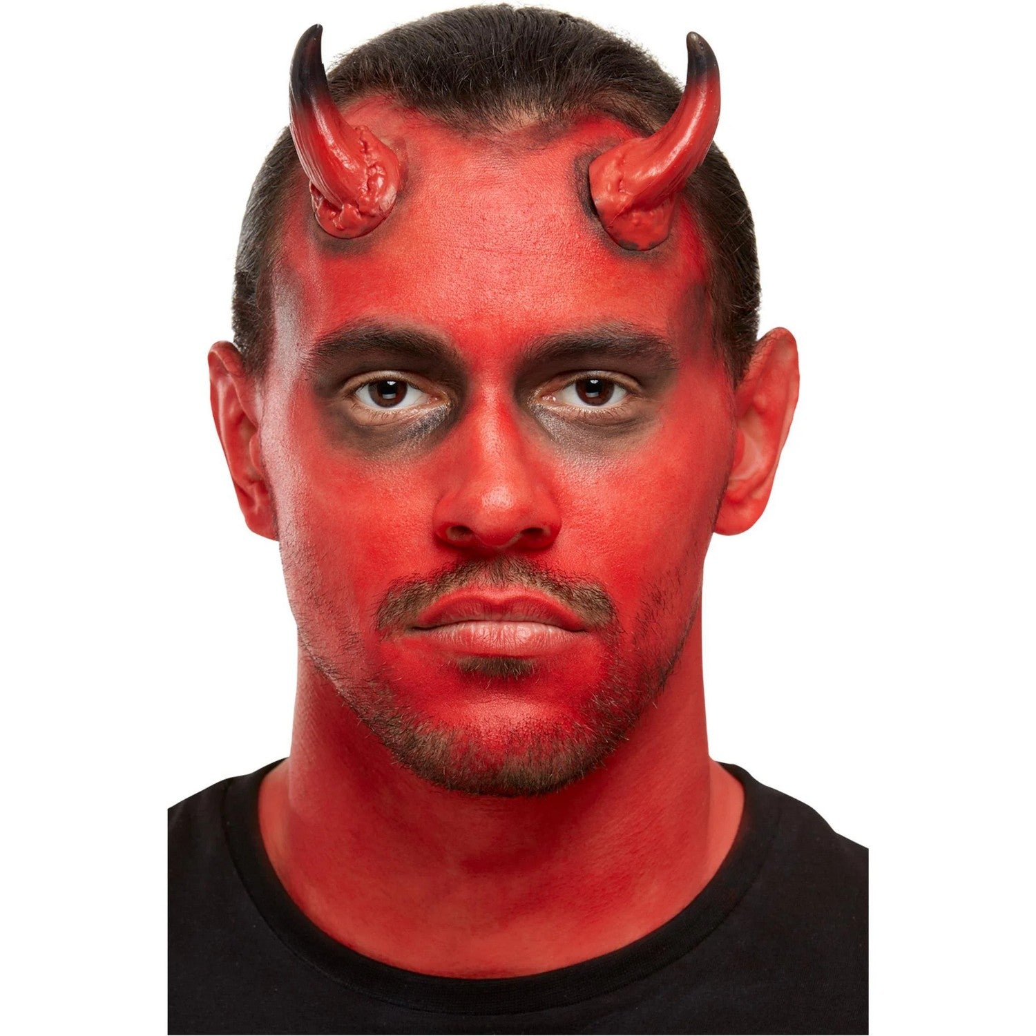 Red-Black - Side - Smiffys FX Aqua Devil Costume Make-Up Set