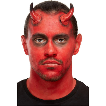 Red-Black - Side - Smiffys FX Aqua Devil Costume Make-Up Set