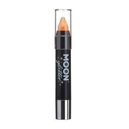 Pink-Yellow-Orange-Blue-Green-Purple - Lifestyle - Moon Glitter Iridescent Body Crayons (Pack of 6)