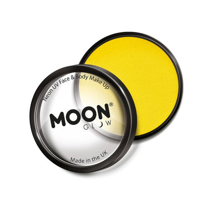 Yellow - Front - Moon Glow Pro Neon UV Costume Make-Up