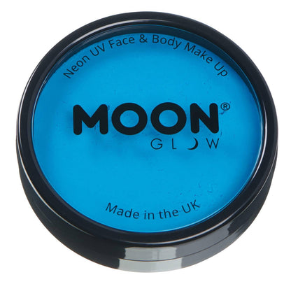 Intense Blue - Back - Moon Glow Pro Neon UV Costume Make-Up