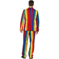 Multicoloured - Side - Smiffys Mens Over The Rainbow Costume Suit Set