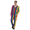 Multicoloured - Front - Smiffys Mens Over The Rainbow Costume Suit Set