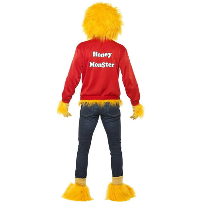 Yellow-Red-Blue - Side - Honey Monster Unisex Adult Costume