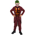 Red - Back - Smiffys Boys Gothic Venetian Harlequin Costume Set