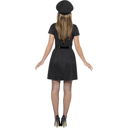 Black - Side - Smiffys Womens-Ladies Special Constable Costume Set