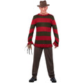 Brown-Red - Back - A Nightmare On Elm Street Mens Freddy Krueger Costume Jumper