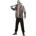 Black-White-Grey - Lifestyle - Friday The 13th Mens Jason Voorhees Costume