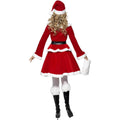 Red-White - Side - Smiffys Womens-Ladies Miss Santa Costume Set
