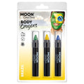 Green-Yellow-Blue - Front - Moon Creations Logo Body Crayons