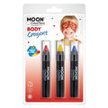 Red-Yellow-Blue - Back - Moon Creations Logo Body Crayons