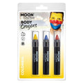 Yellow-Blue-Red - Back - Moon Creations Logo Body Crayons