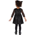 Black-Rainbow - Side - Smiffys Girls Rainbow Cat Polyester Costume Set