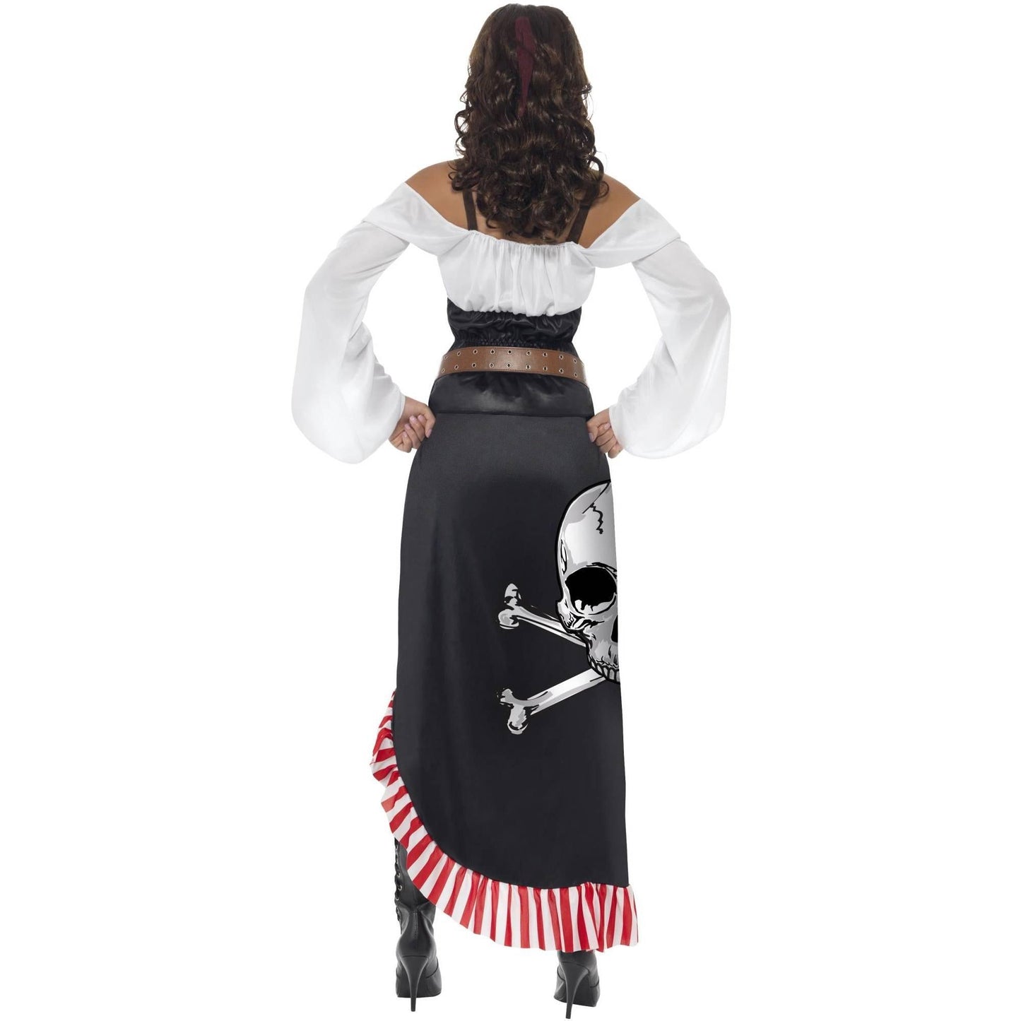Black-White - Side - Smiffys Womens-Ladies Sultry Swashbuckler Costume Set