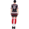 Black-Red-White - Side - Smiffys Womens-Ladies Friday The 13th Costume Dress