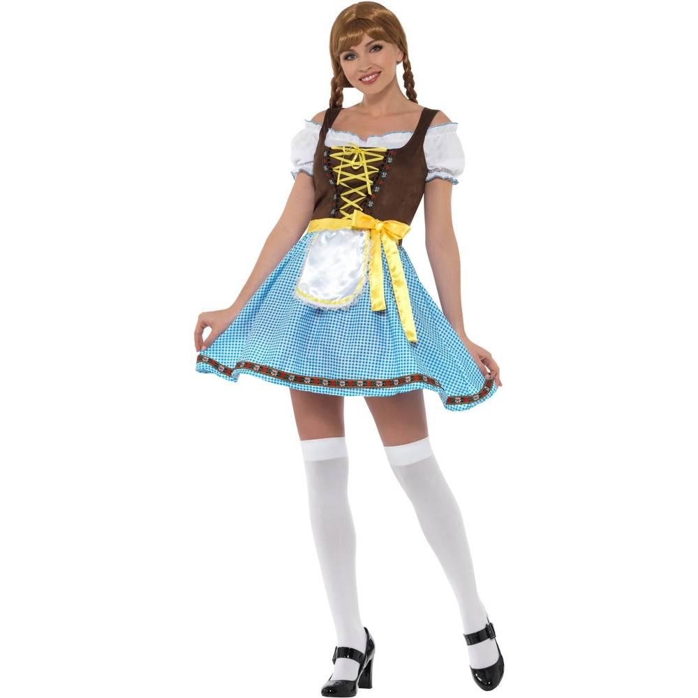 White-Blue-Brown - Back - Smiffys Womens-Ladies Olga Bavarian Costume Set