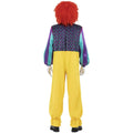 Yellow - Side - It (1990) Mens Pennywise Costume Dress Set