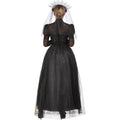 Black - Side - Smiffys Womens-Ladies Deluxe Bride Sacred Heart Day Of The Dead Costume