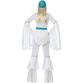White - Side - Smiffys Womens-Ladies Super Trooper Costume Set