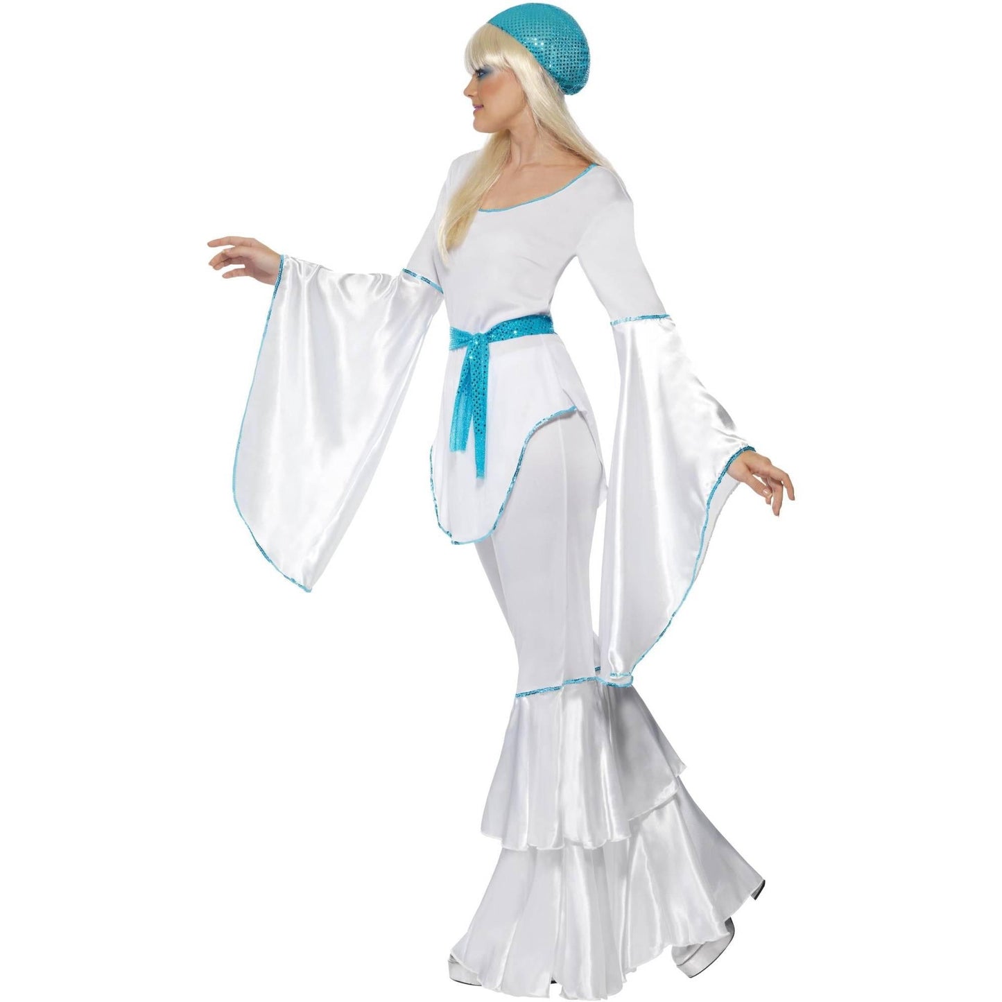 White - Lifestyle - Smiffys Womens-Ladies Super Trooper Costume Set