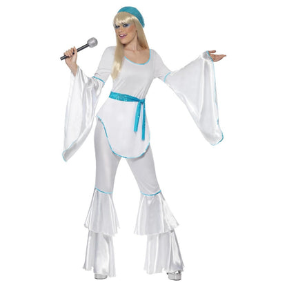 White - Front - Smiffys Womens-Ladies Super Trooper Costume Set