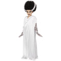 White - Back - Universal Monsters Girls The Bride Of Frankenstein Costume Set