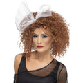 Brown - Back - Smiffys Womens-Ladies 80s Wild Child Wig