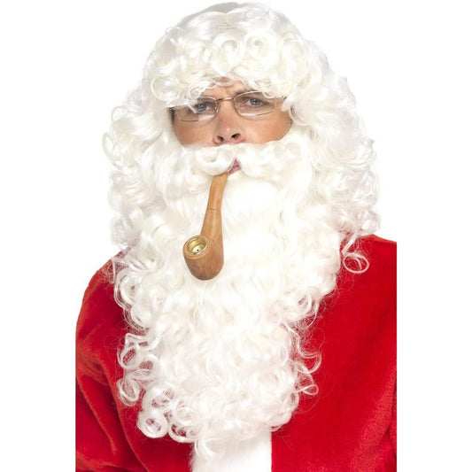 White - Front - Smiffys Santa Claus Christmas Costume Accessory Set