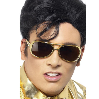 Gold - Front - Elvis Presley Unisex Adult Glasses