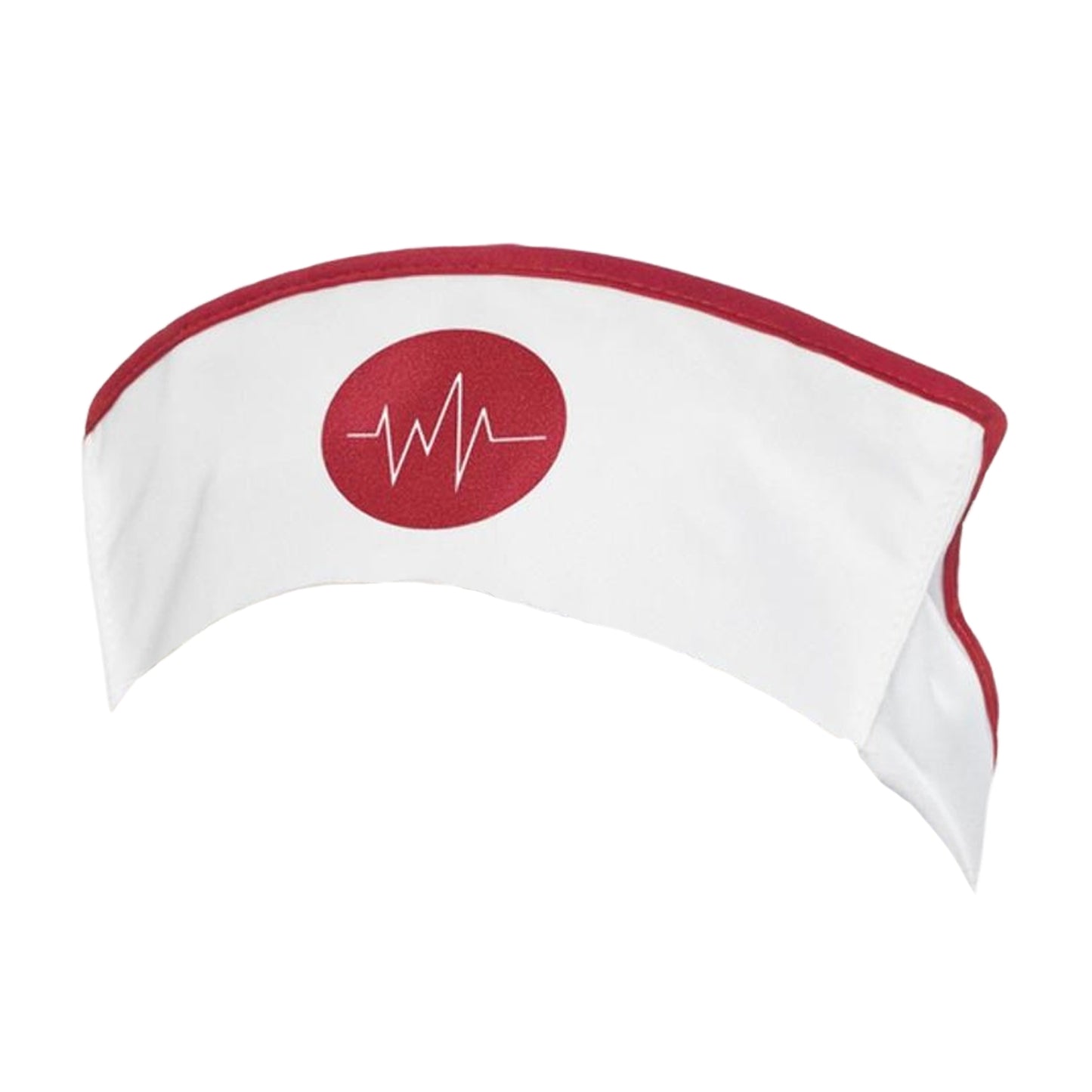 White-Red - Front - Smiffys Womens-Ladies Nurse Costume Hat