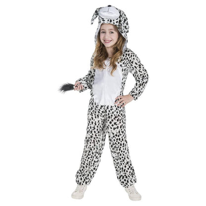 White-Black - Front - Smiffys Childrens-Kids Dalmatian Costume
