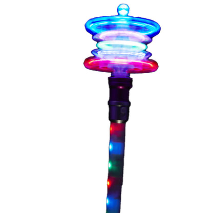 Multicoloured - Back - Smiffys Light Up Snowflake Wand