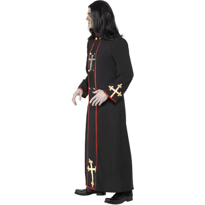 Black-Red - Side - Smiffys Mens Minister of Death Costume