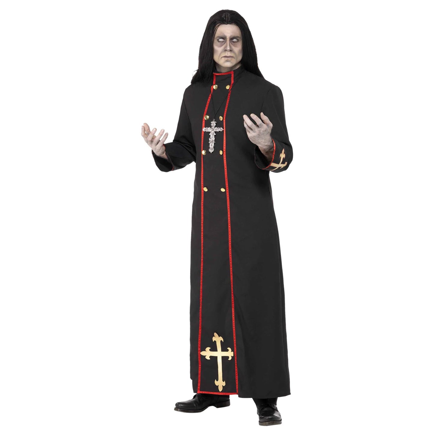 Black-Red - Lifestyle - Smiffys Mens Minister of Death Costume