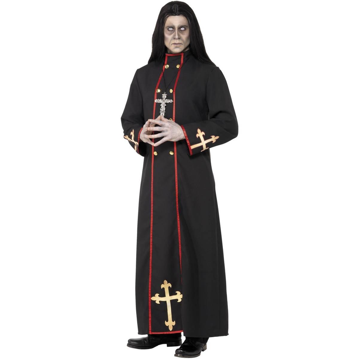 Black-Red - Front - Smiffys Mens Minister of Death Costume