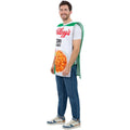 White-Green-Red-Yellow - Side - Kelloggs Unisex Adult Corn Flakes Cereal Box Costume