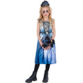 Blue-Black-Grey - Front - Smiffys Girls Spirit Bride Costume
