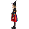 Multicoloured - Side - Smiffys Rainbow Witch Costume