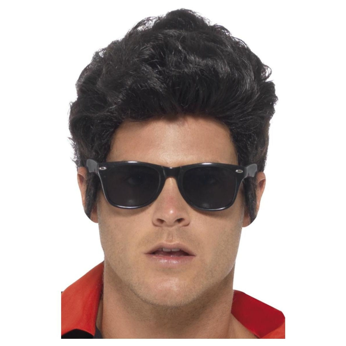 Black - Front - Smiffys Unisex Adult 50s Sunglasses Costume Prop
