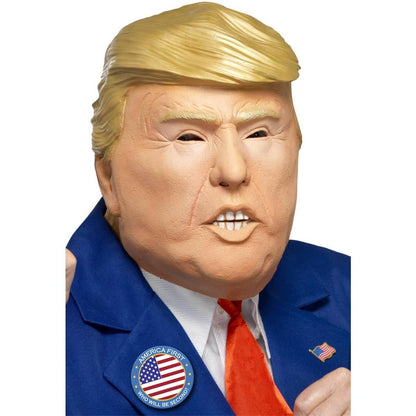 Nude-Blonde - Front - Smiffys Unisex Adult President Mask