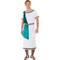 White-Blue - Back - Deluxe Mens Empire Empero Roman Costume Set