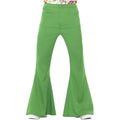 Green - Front - Smiffys Mens Flared Costume Trousers