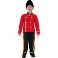 Red-Black-Gold - Front - Smiffys Childrens-Kids Busby Guard Costume Set