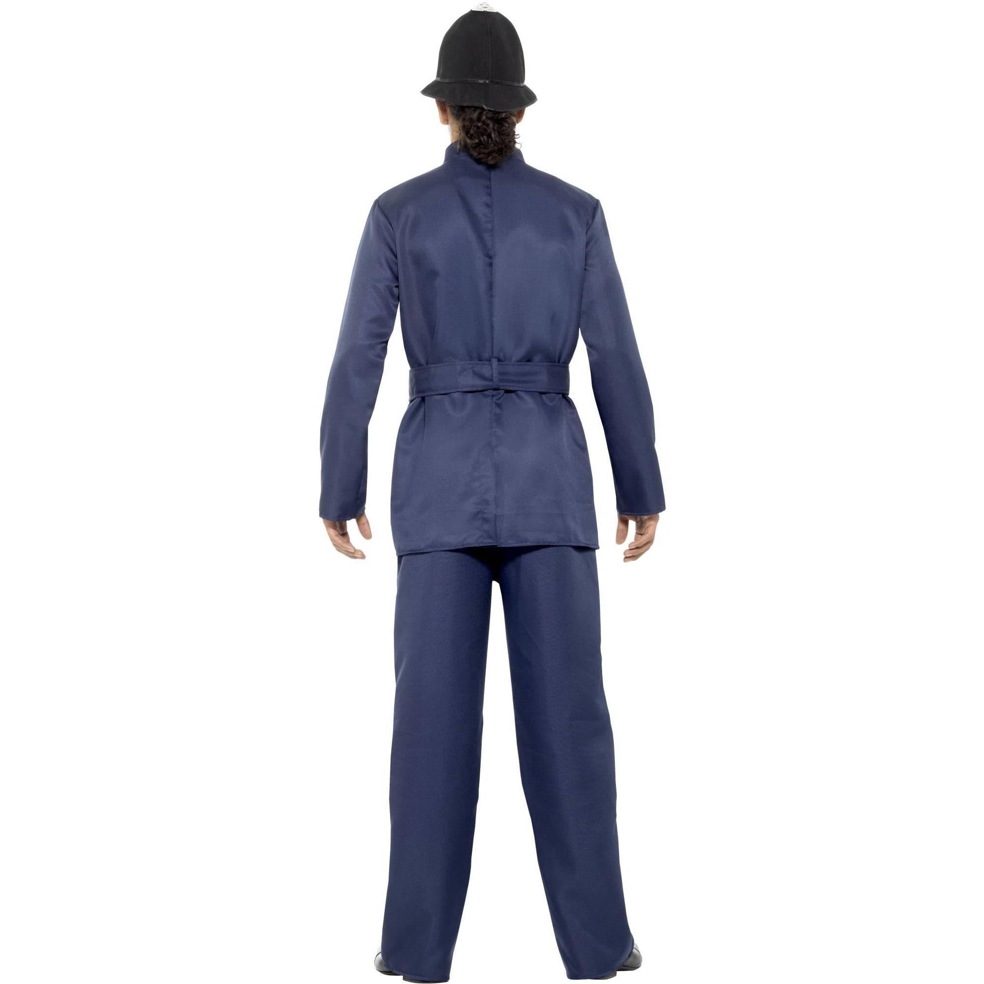 Blue - Back - Smiffys London Bobby Costume