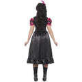 Pink-Black - Back - Smiffys Womens-Ladies Curves Sassy Saloon Costume