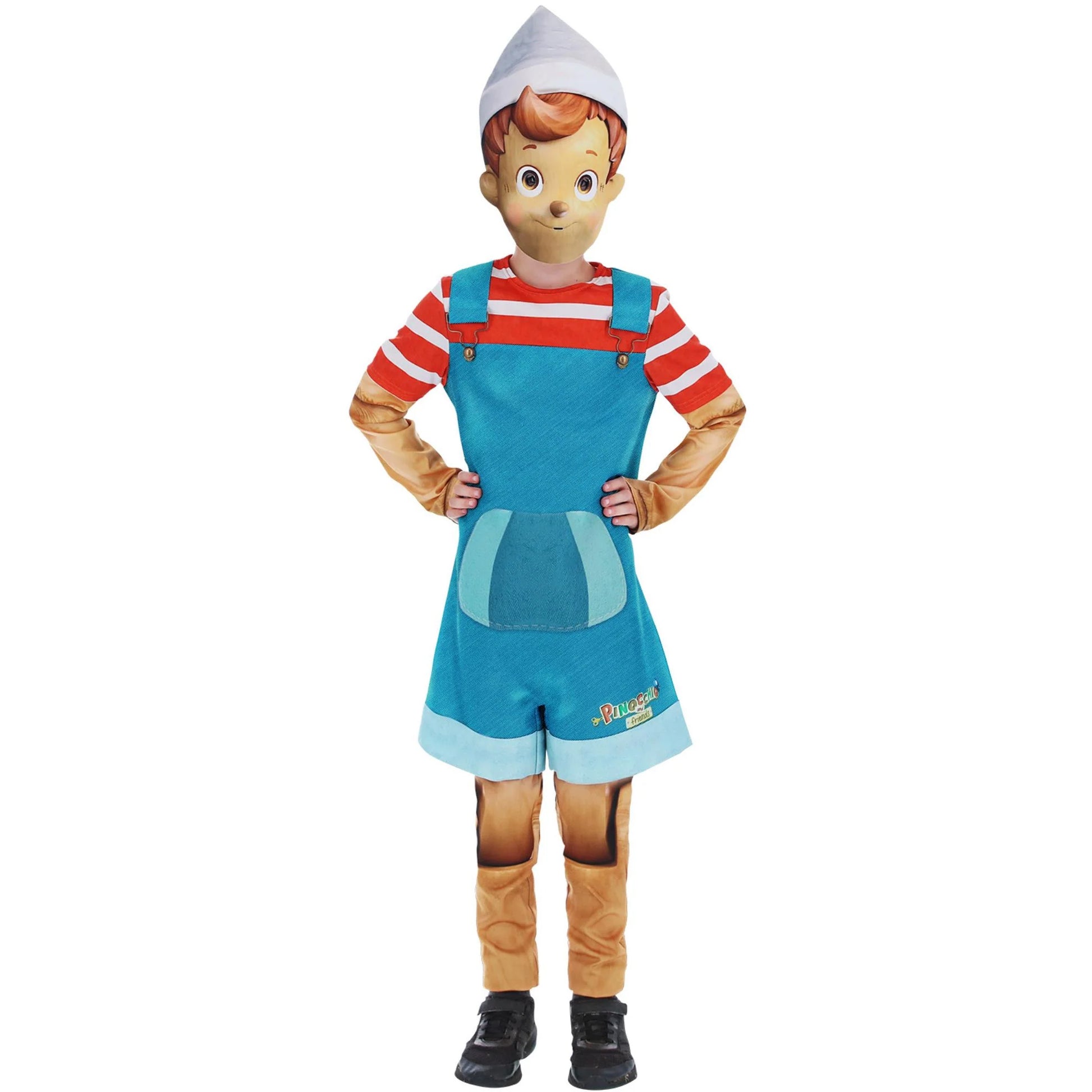 Multicoloured - Front - Pinocchio & Friends Childrens-Kids Pinocchio Costume Set